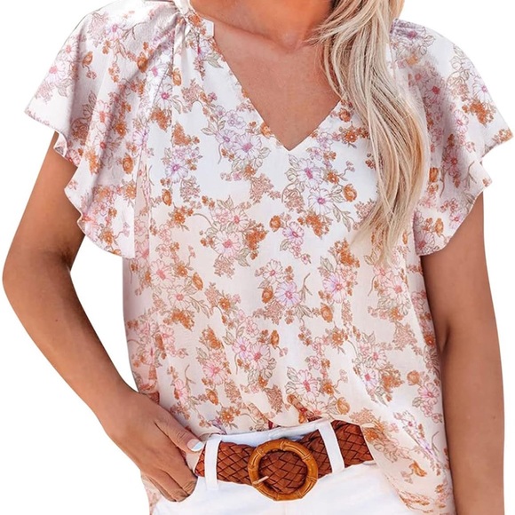 New woman’s 2xl blouse pretty color top - Picture 2 of 5